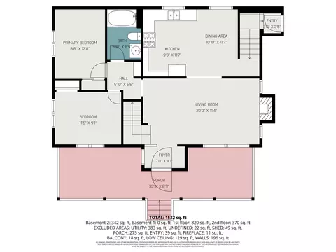 Floorplan - 11146 E Pottawatomie Trl, Walkerton, IN 46574 photo 1 of 4
