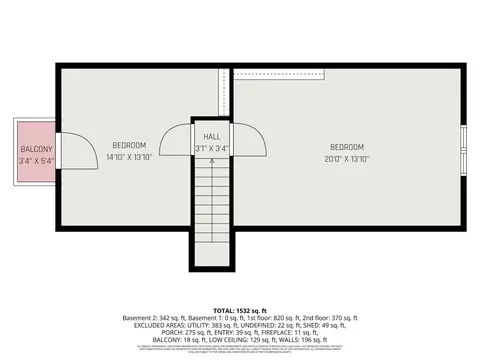 Floorplan - 11146 E Pottawatomie Trl, Walkerton, IN 46574 photo 3 of 4