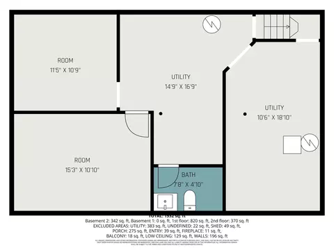 Floorplan - 11146 E Pottawatomie Trl, Walkerton, IN 46574 photo 2 of 4