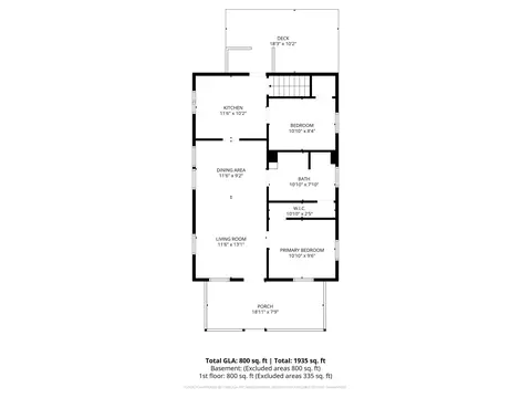 Floorplan - 1723 E Calvert St, South Bend, IN 46613 photo 1 of 3