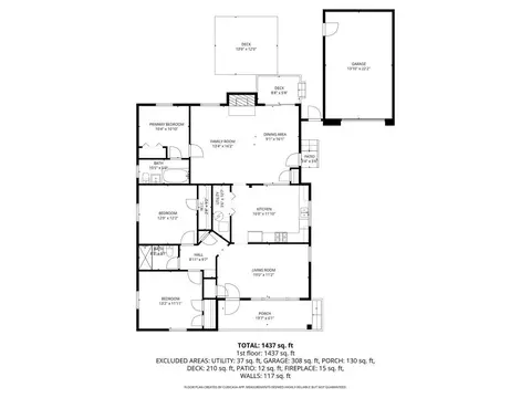 Floorplan - 1017 S Mitchell St, Bloomington, IN 47401 photo 1 of 1
