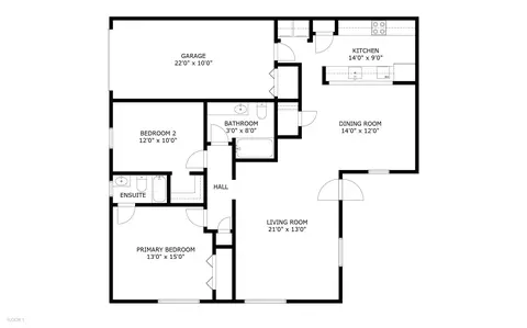 Floorplan - 721 E Waterloo Ct, Bloomington, IN 47401 photo 1 of 1