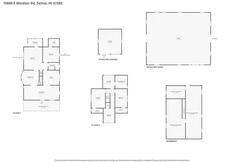 Floorplan - 10660 E Windsor Rd, Selma, IN 47383 photo 1 of 1