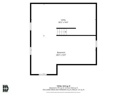 Floorplan - 1606 E Fox St, South Bend, IN 46613 photo 2 of 3