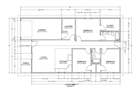 Floorplan - 515 College Ave, Mitchell, IN 47446 photo 1 of 1