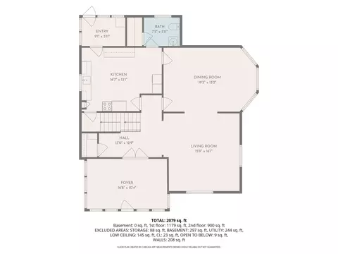 Floorplan - 601 E 3rd St, Brookston, IN 47923 photo 2 of 4