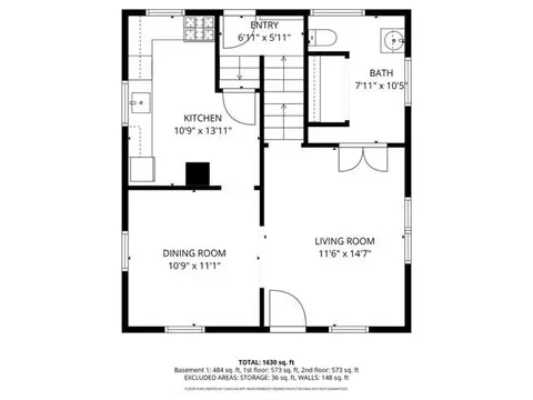 Floorplan - 811 Ewing Ave, South Bend, IN 46613 photo 1 of 2