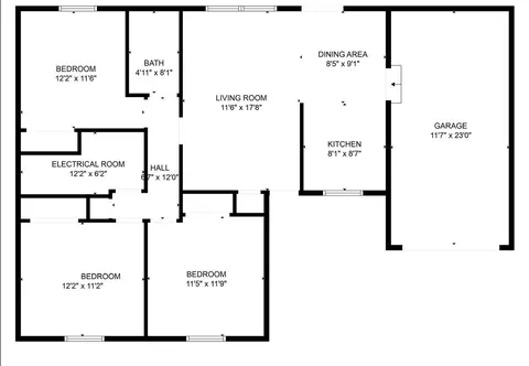 Floorplan - 5927 S Phyllis Ct, Bloomington, IN 47403 photo 1 of 1