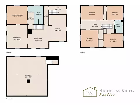 Floorplan - 1310 Vernon St, Wabash, IN 46992 photo 1 of 1