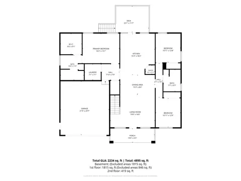 Floorplan - 605 W 10th St, Oolitic, IN 47451 photo 2 of 3