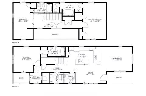 Floorplan - 730 W Howe St, Bloomington, IN 47403 photo 1 of 1