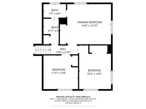 Floorplan - 3522 E Grandview Dr, Bloomington, IN 47408 photo 3 of 3