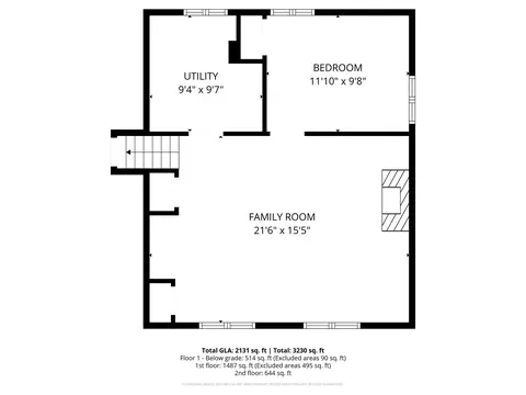 Floorplan - 3522 E Grandview Dr, Bloomington, IN 47408 photo 1 of 3
