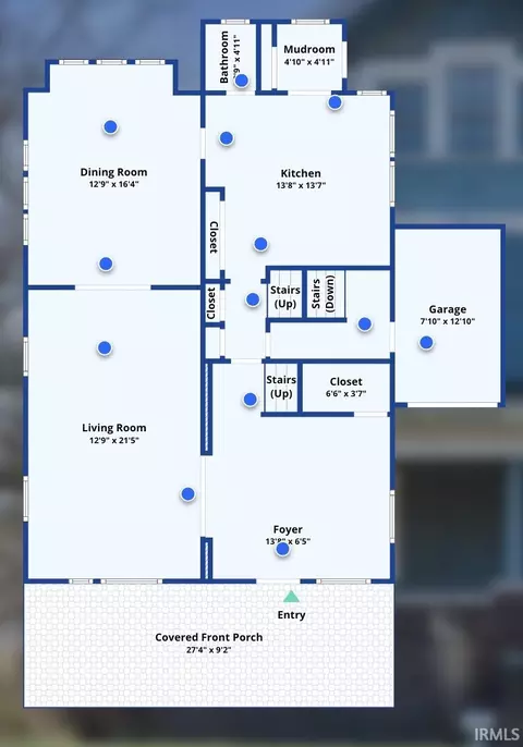 Floorplan - 1007 E Main St, Muncie, IN 47305 photo 1 of 4