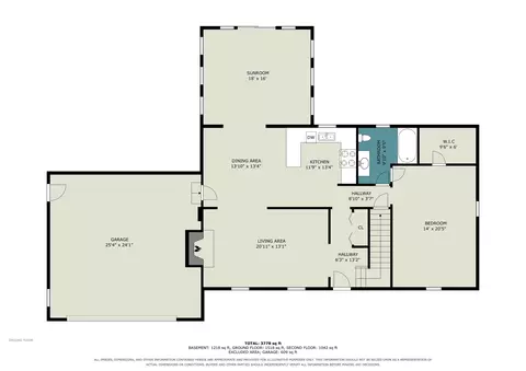 Floorplan - 52143 Broken Arrow Dr, Granger, IN 46530 photo 1 of 3