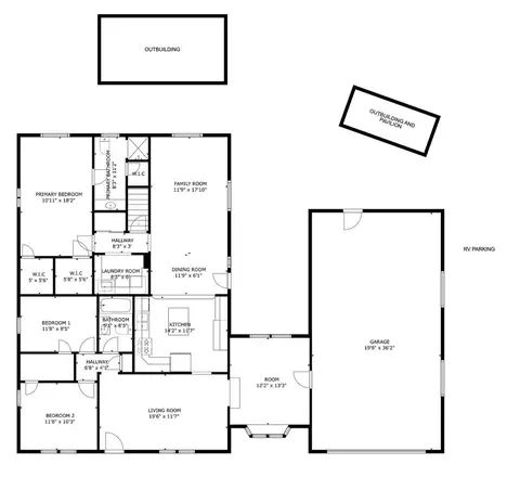 Floorplan - 123 8th St, Oolitic, IN 47451 photo 1 of 1
