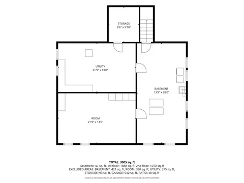 Floorplan - 207 E Main St, Mentone, IN 46539 photo 3 of 3