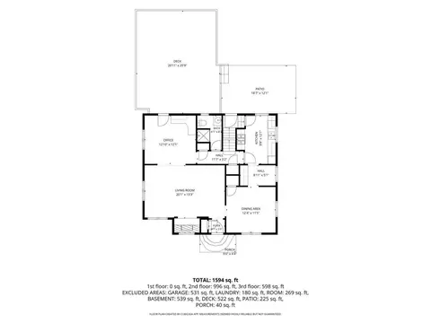 Floorplan - 603 Eagleson Ave, Bloomington, IN 47401 photo 1 of 3