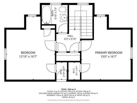 Floorplan - 603 Eagleson Ave, Bloomington, IN 47401 photo 2 of 3