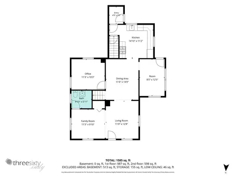 Floorplan - 1114 E Bowman St, South Bend, IN 46613 photo 2 of 3