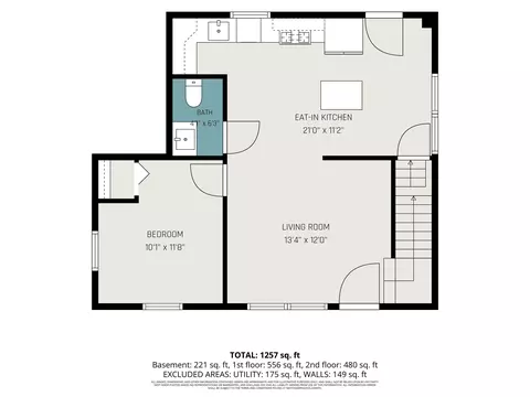 Floorplan - 1237 Cedar St, South Bend, IN 46617 photo 1 of 3