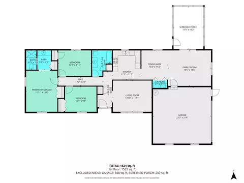 Floorplan - 7403 E 325 S, Bringhurst, IN 46913 photo 1 of 1