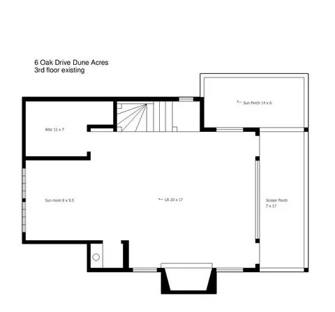 Floorplan - 6 Oak Dr, Dune Acres, IN 46304 photo 3 of 3