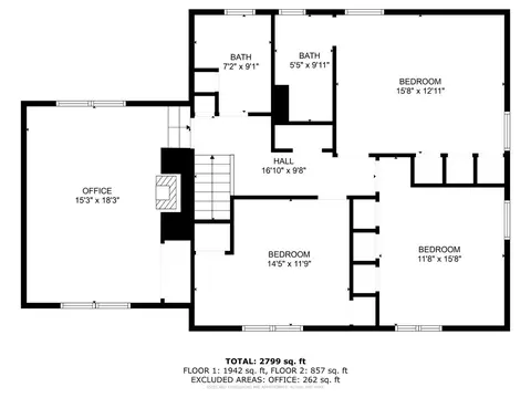 Floorplan - 1504 E 153rd Ave, Crown Point, IN 46307 photo 2 of 3