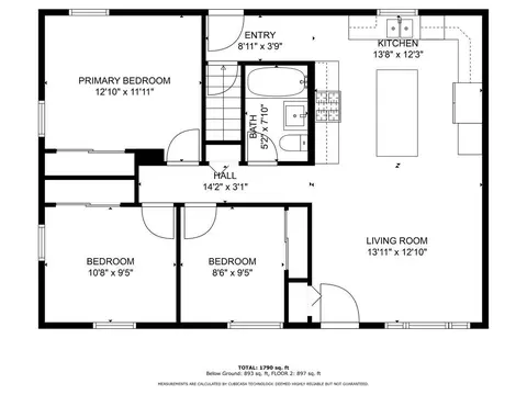 Floorplan - 4708 W 11th Ave, Gary, IN 46406 photo 2 of 5