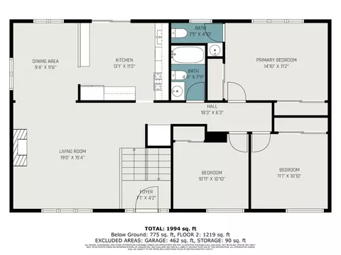 Floorplan - 2326 Flint Ct, Dyer, IN 46311 photo 1 of 2