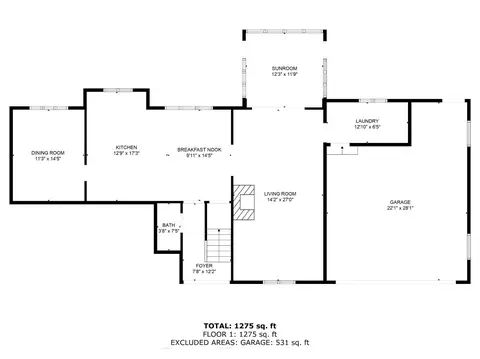 Floorplan - 1912 Lambert Ln, Munster, IN 46321 photo 1 of 2