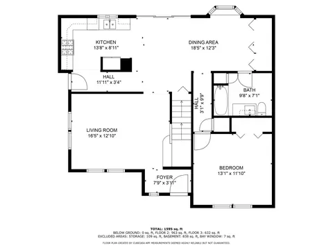 Floorplan - 1202 E Lake St, Griffith, IN 46319 photo 1 of 3