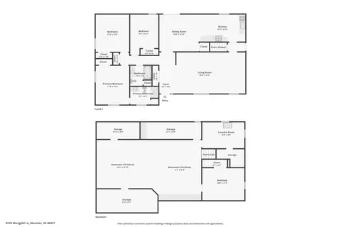 Floorplan - 9518 Marigold Ln, Munster, IN 46321 photo 1 of 1