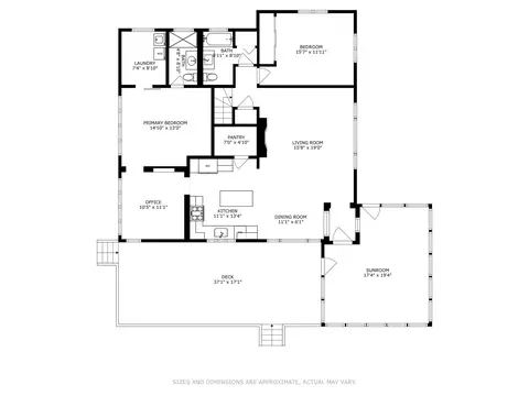 Floorplan - 4 Circle Dr, Dune Acres, IN 46304 photo 2 of 4