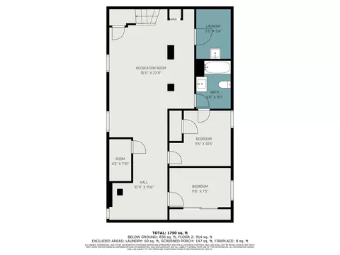 Floorplan - 129 Morningside Ave, Gary, IN 46408 photo 1 of 2