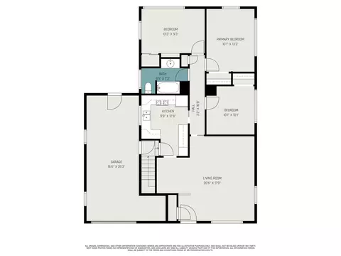 Floorplan - 6647 Ash Pl, Gary, IN 46403 photo 2 of 2