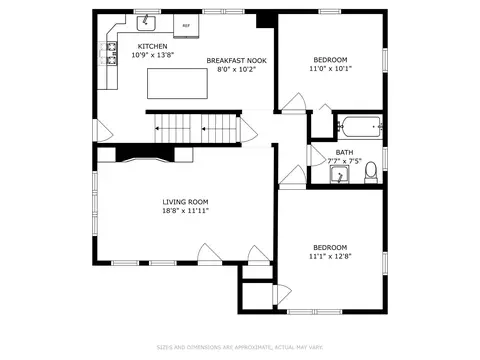 Floorplan - 1420 W 47th Ave, Gary, IN 46408 photo 3 of 4