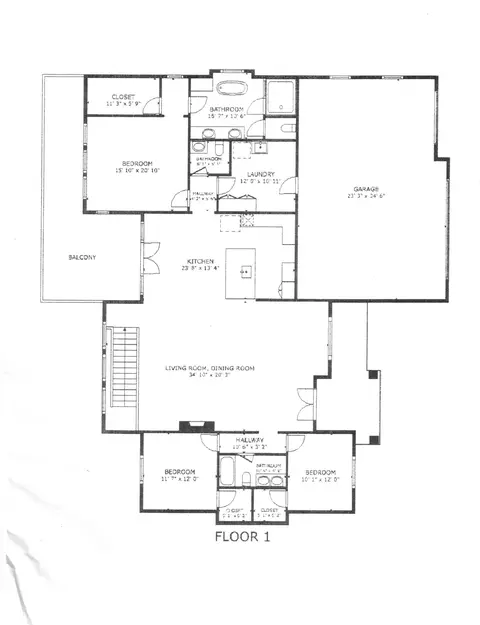 Floorplan - 10102 Lakeview Dr, Saint John, IN 46373 photo 1 of 2