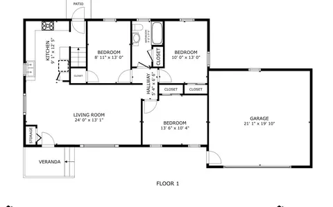 Floorplan - 4501 Richard Gordon Hatcher Blvd, Gary, IN 46408 photo 1 of 3