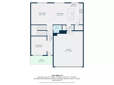 Floorplan - 615 Ensign Pl, Hebron, IN 46341 photo 2 of 4