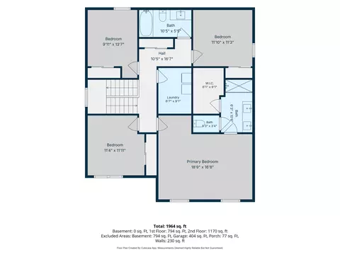 Floorplan - 615 Ensign Pl, Hebron, IN 46341 photo 3 of 4