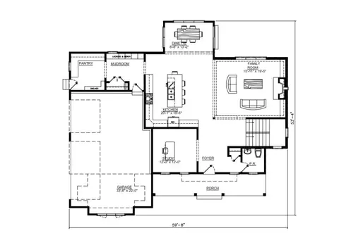 Floorplan - 9601 Sweetspire Ave, Saint John, IN 46373 photo 1 of 2