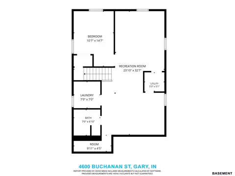 Floorplan - 4600 Buchanan St, Gary, IN 46408 photo 3 of 3
