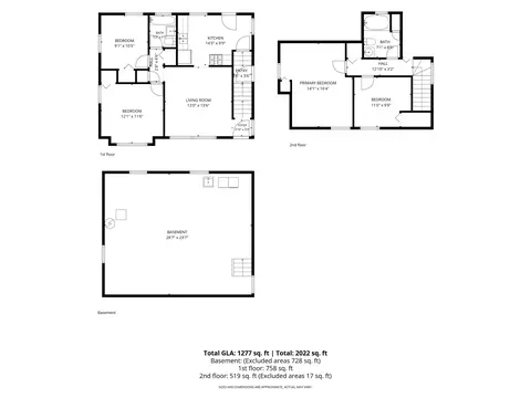 Floorplan - 7212 Mclaughlin Ave, Hammond, IN 46324 photo 1 of 2