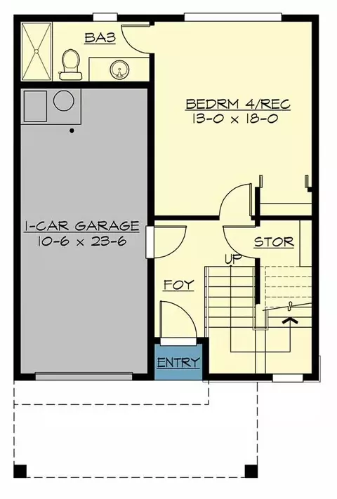 Floorplan - 7710 Oak Ave, Gary, IN 46403 photo 2 of 3