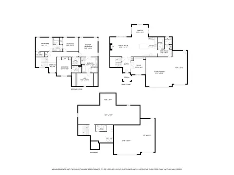 Floorplan - 9701 Sweetspire Ave, Saint John, IN 46373 photo 1 of 1