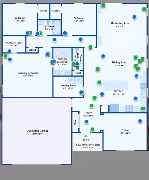 Floorplan - 8422 Kannon Dr, Lowell, IN 46356 photo 1 of 1