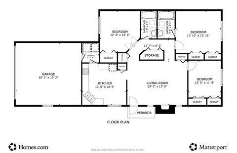 Floorplan - 1719 Beech Dr, Crown Point, IN 46307 photo 1 of 1