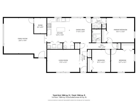 Floorplan - 8868 Luann Dr, De Motte, IN 46310 photo 1 of 1