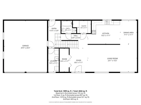 Floorplan - 18320 Cline Ave, Lowell, IN 46356 photo 2 of 5